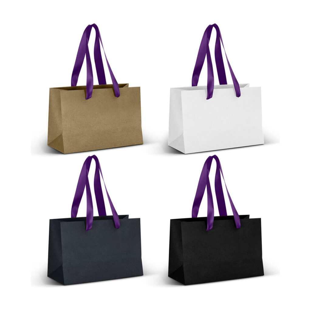 Small Ribbon Handle Paper Bag