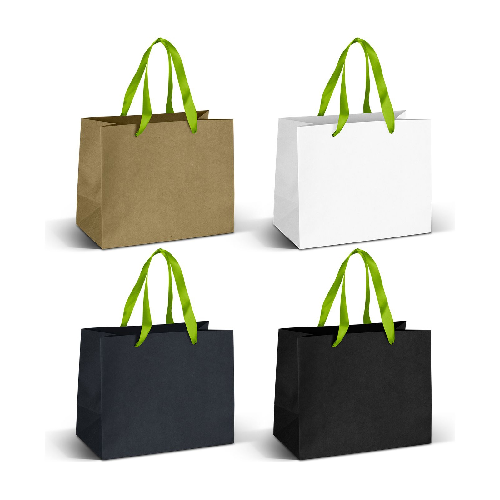 Medium Ribbon Handle Paper Bag