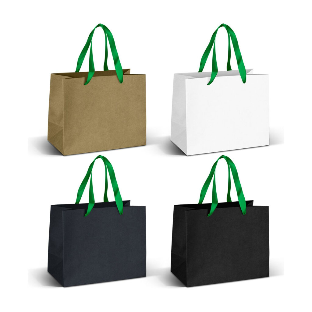 Medium Ribbon Handle Paper Bag