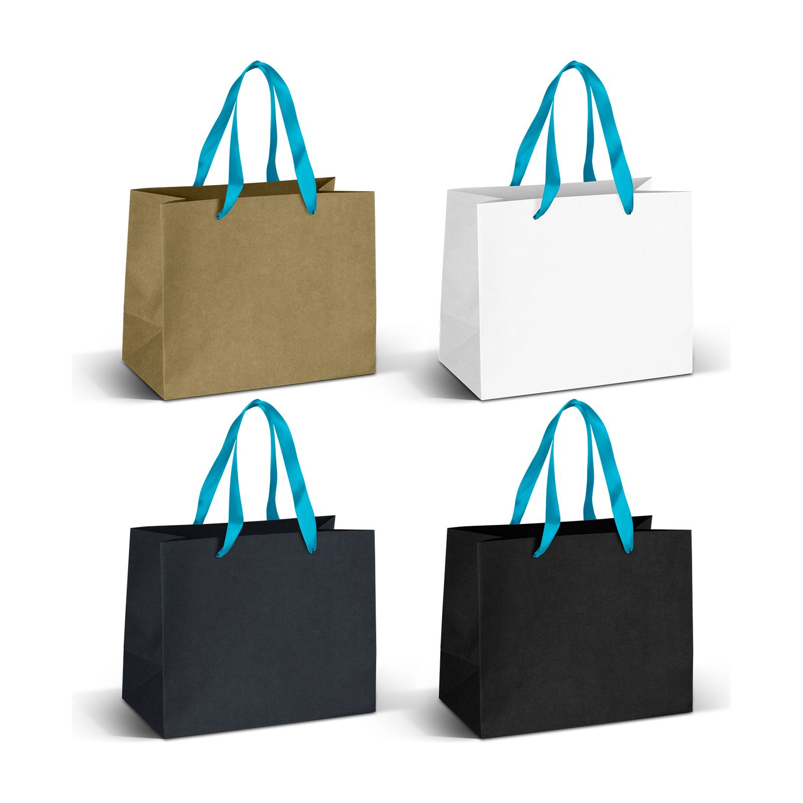 Medium Ribbon Handle Paper Bag