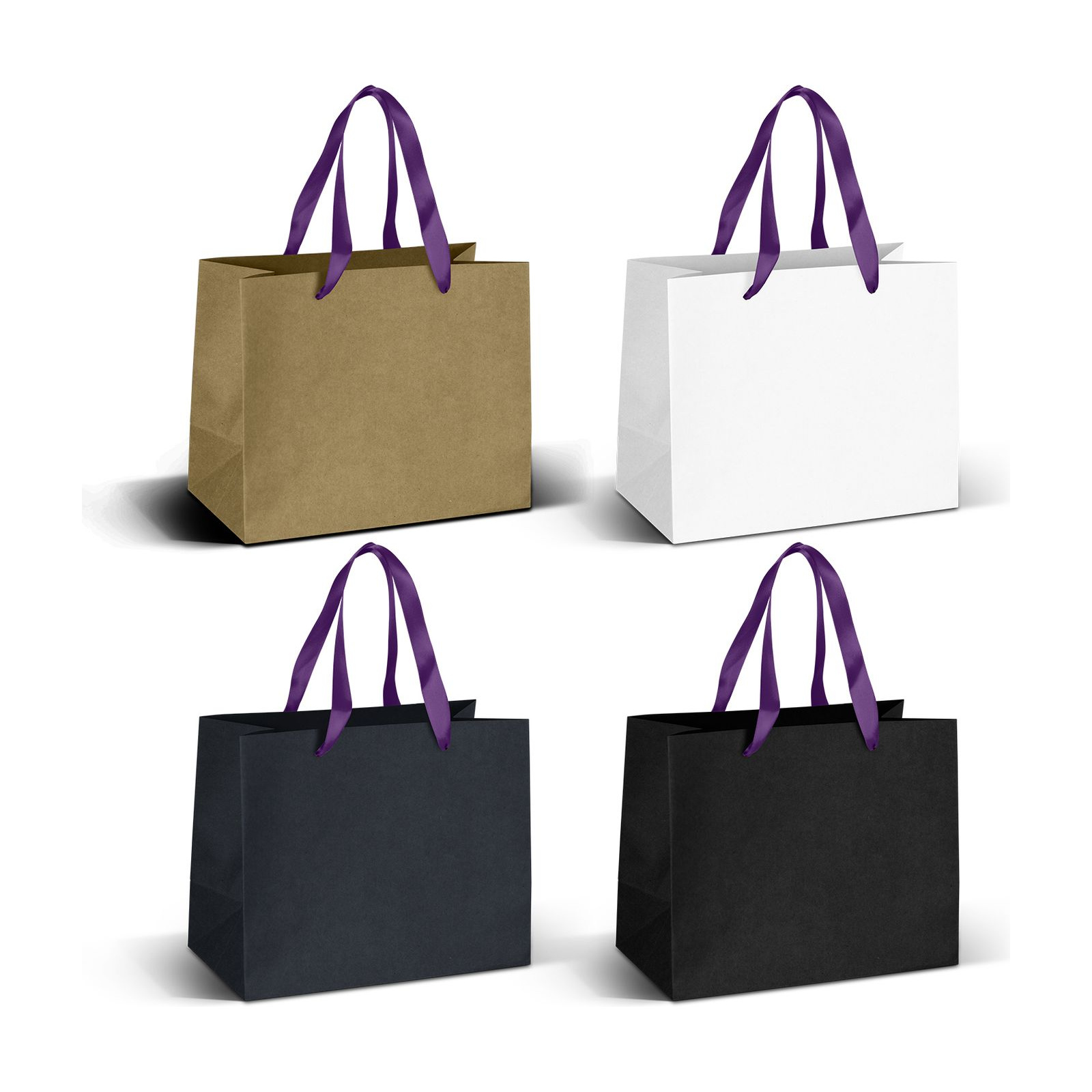 Medium Ribbon Handle Paper Bag