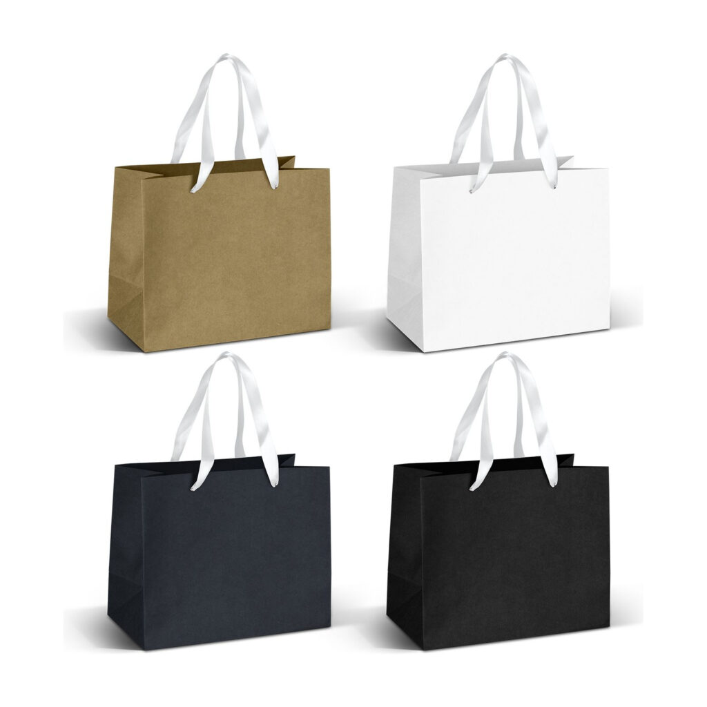 Medium Ribbon Handle Paper Bag