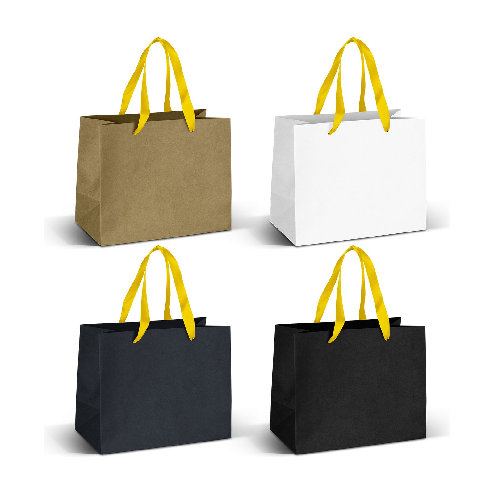 Medium Ribbon Handle Paper Bag