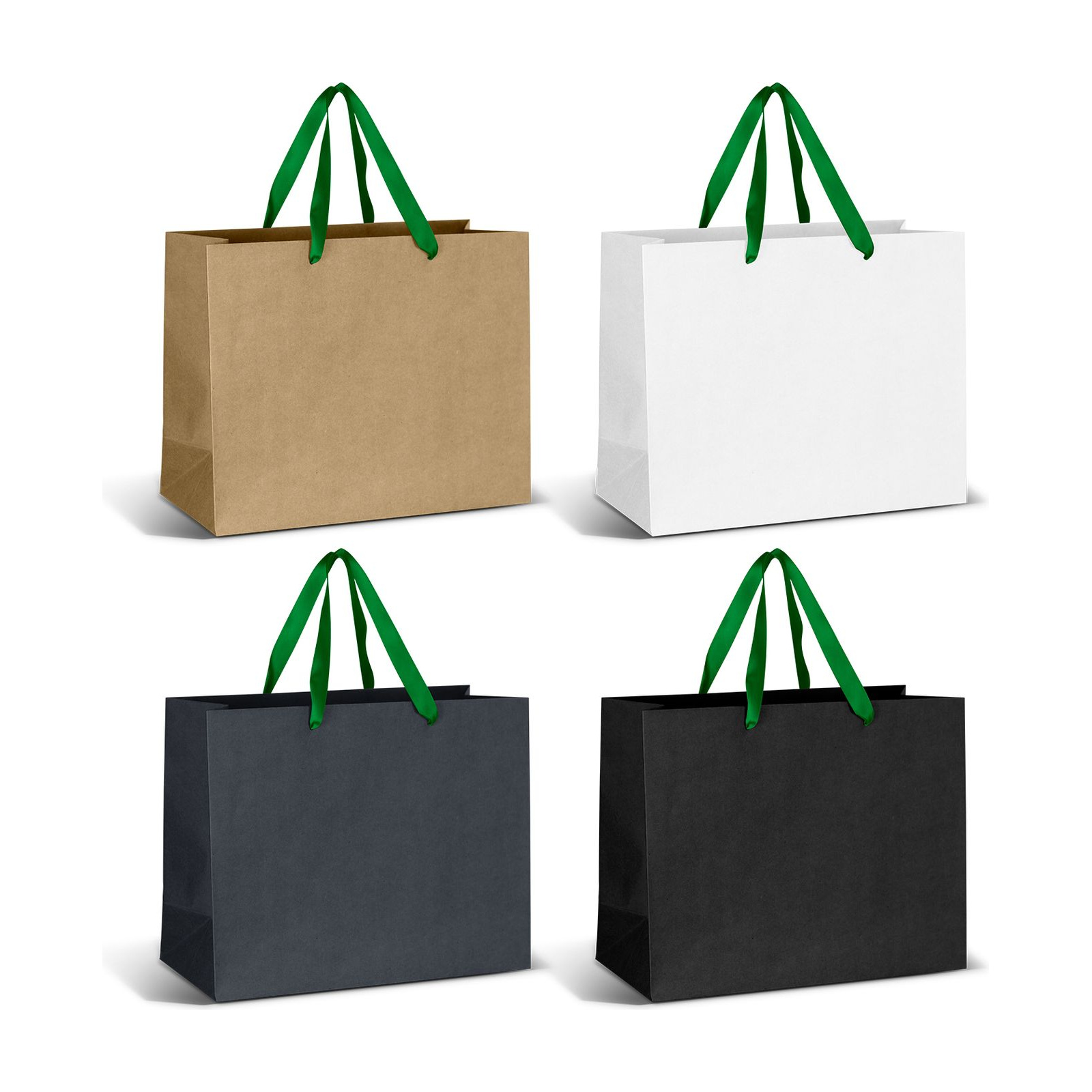 Large Ribbon Handle Paper Bag