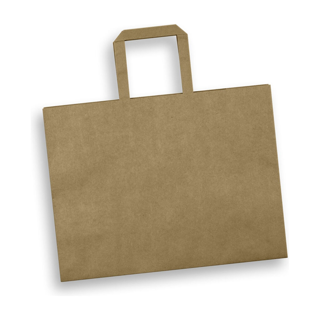 Large Flat Handle Paper Bag Landscape