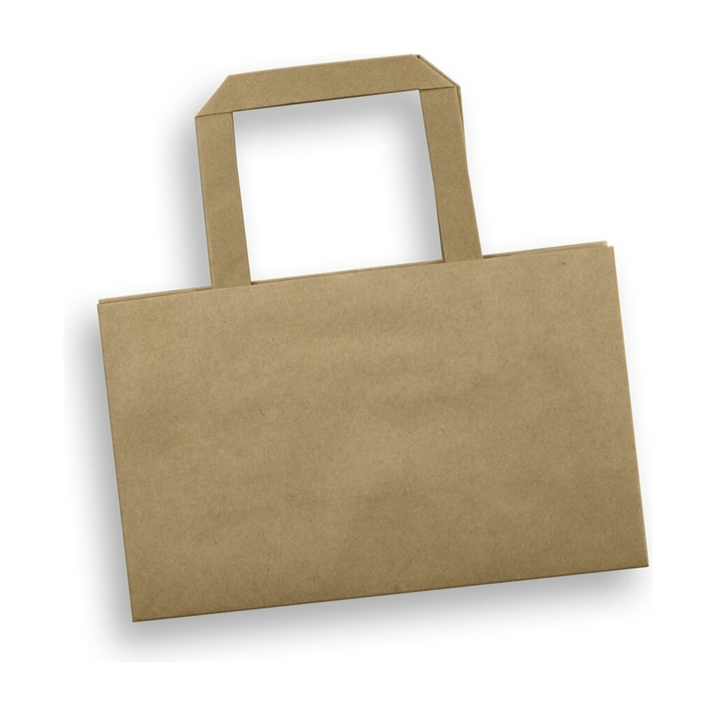 Small Flat Handle Paper Bag Landscape