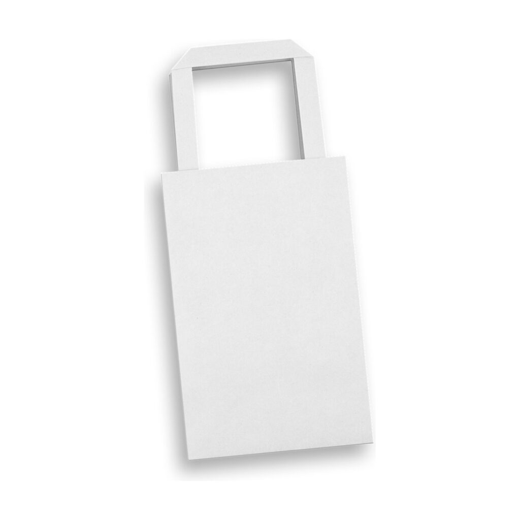 Small Flat Handle Paper Bag Portrait