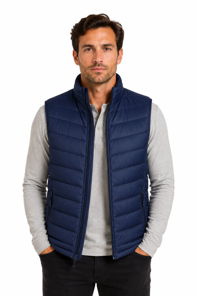 SNOWY MENS VESTS