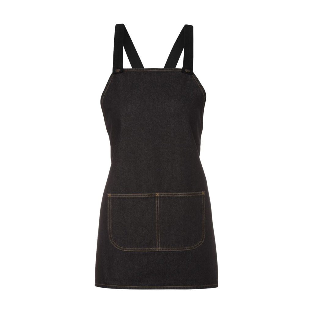 Cross Back 65x71 Bib Denim Apron (Without Straps)