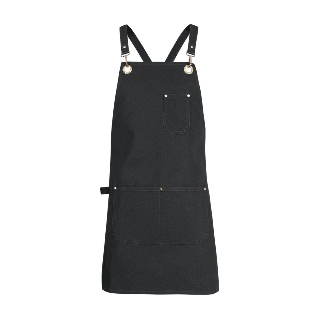 65x75 Brass Eyelet Canvas Apron with PU Strap