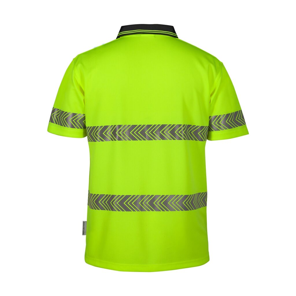 Hi Vis S/S Segmented Tape Polo