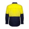 Hi Vis Close Front L/S 150g Work Shirt thumbnail 4