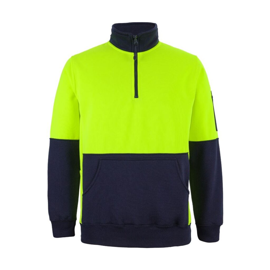 Hi Vis 330G 1/2 Zip Fleece