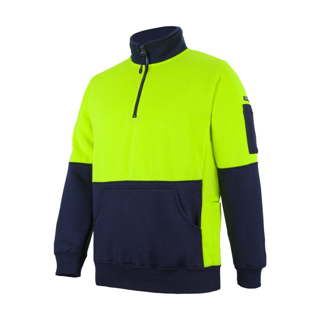 Hi Vis 330G 1/2 Zip Fleece