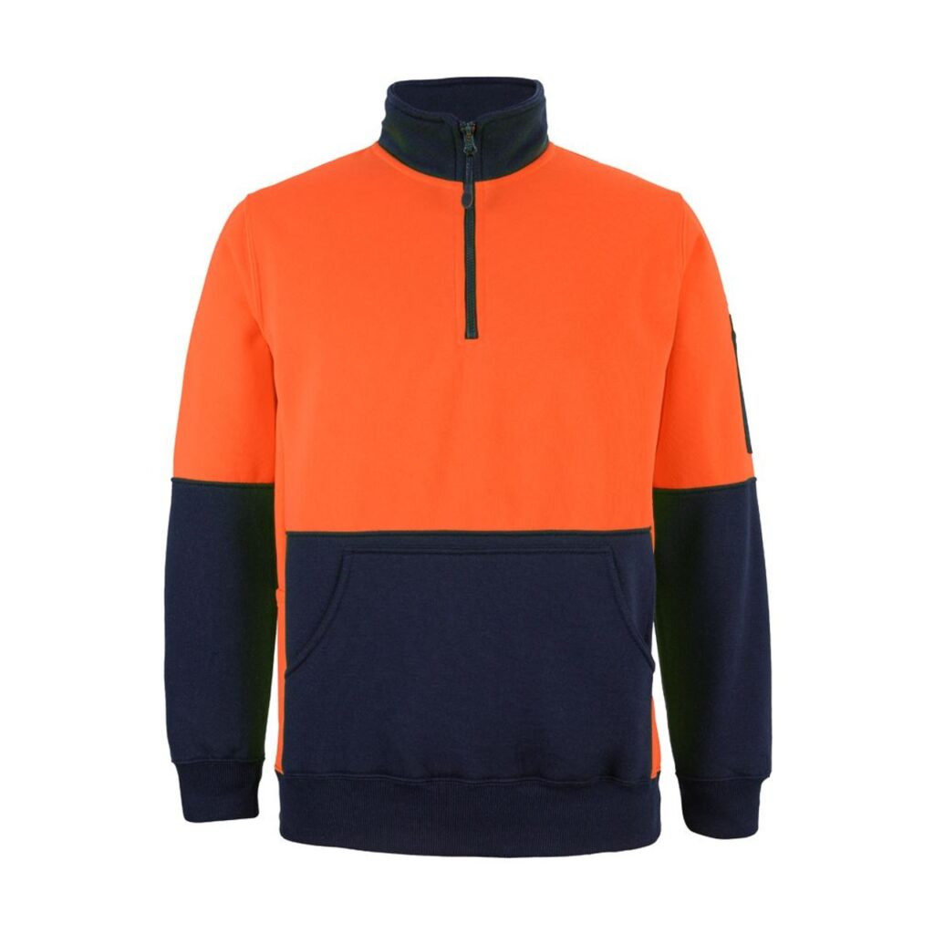 Hi Vis 330G 1/2 Zip Fleece