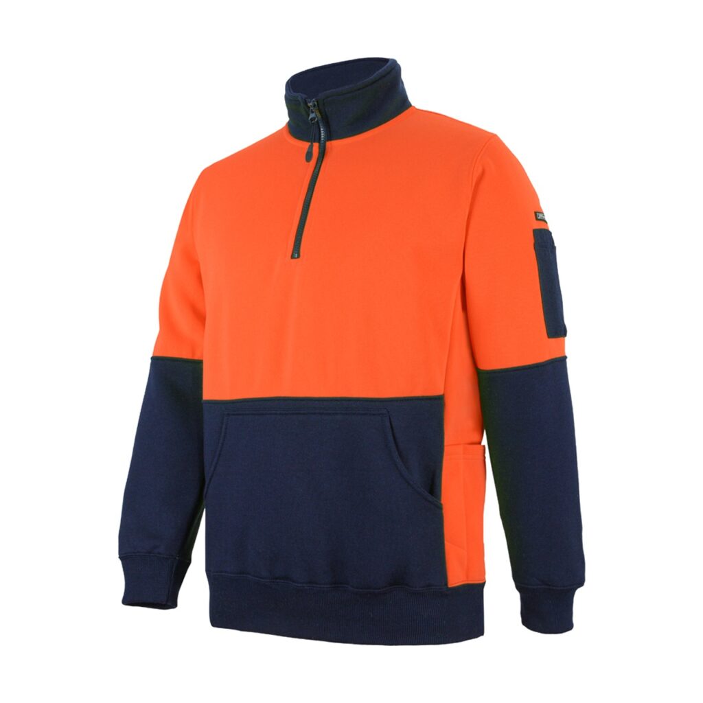 Hi Vis 330G 1/2 Zip Fleece