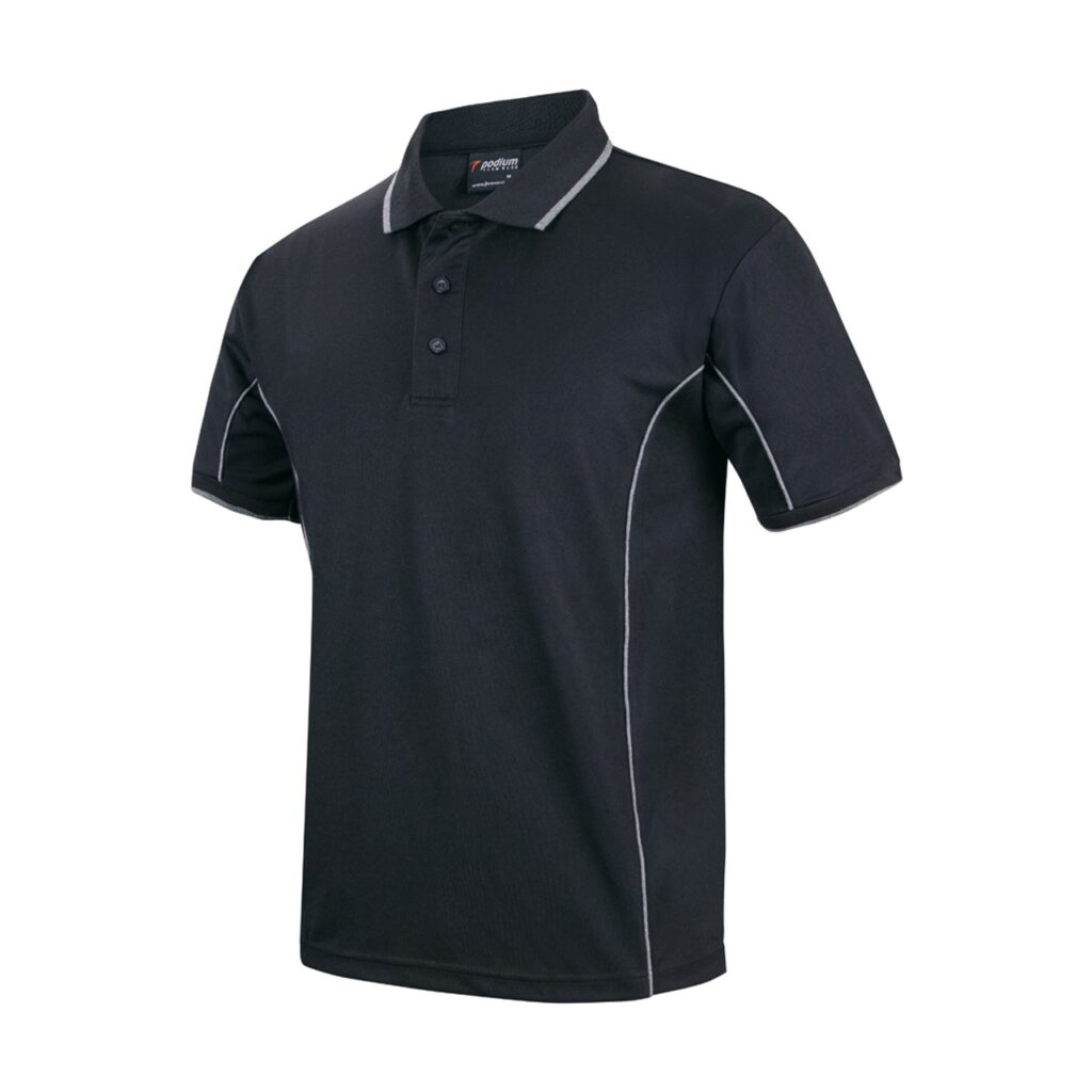 Podium S/S Piping Polo