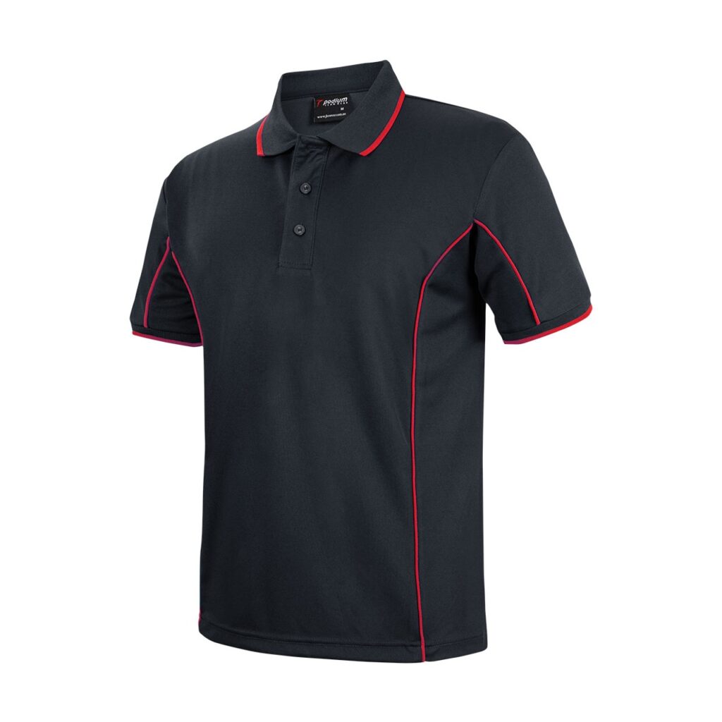 Podium S/S Piping Polo