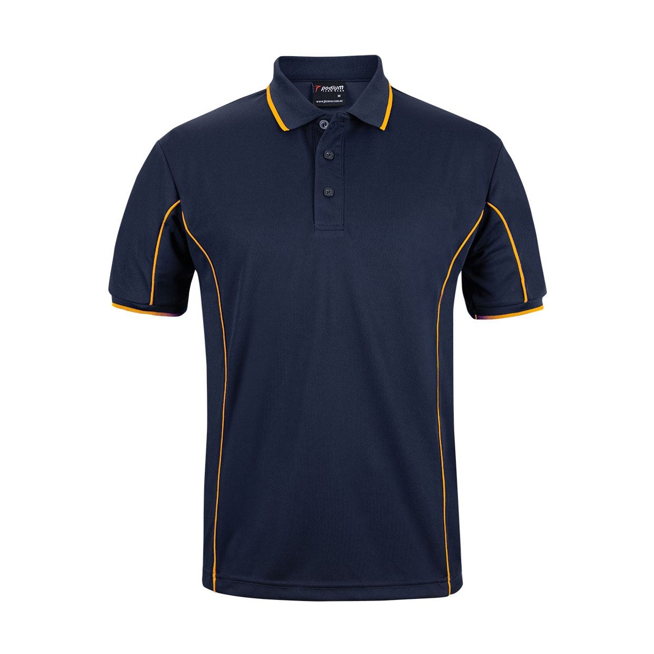 Podium S/S Piping Polo