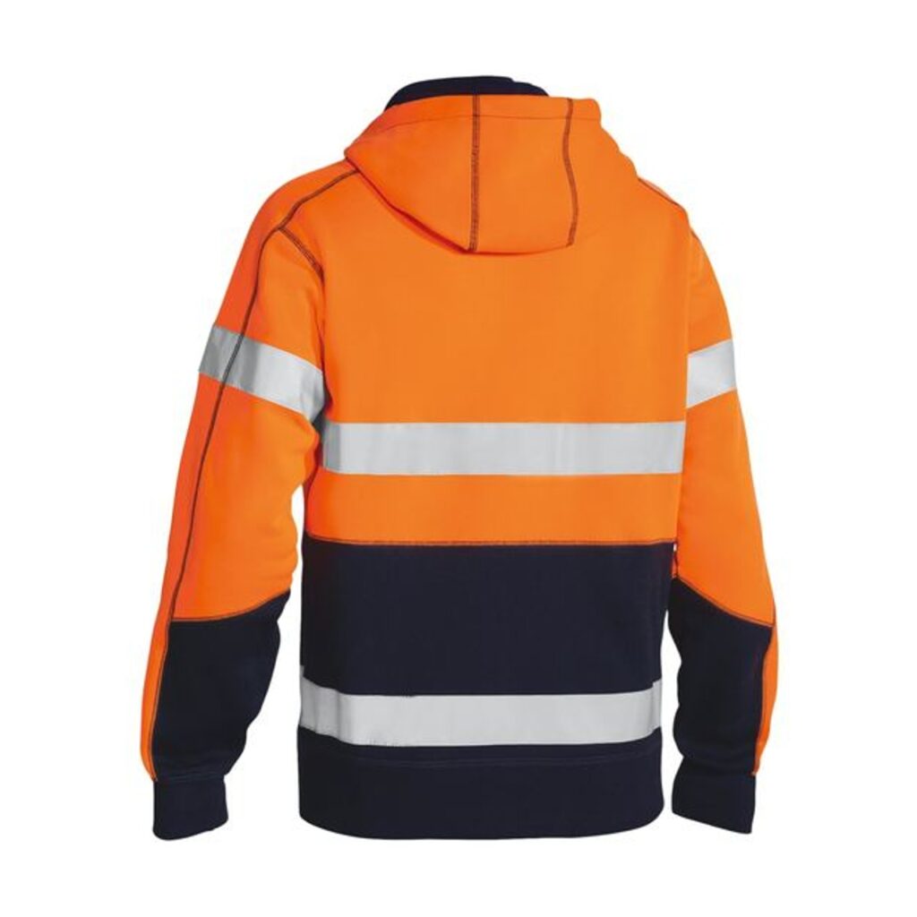 Taped Hi Vis Fleece Hoodie