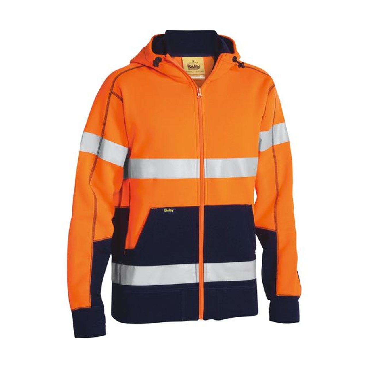 Taped Hi Vis Fleece Hoodie