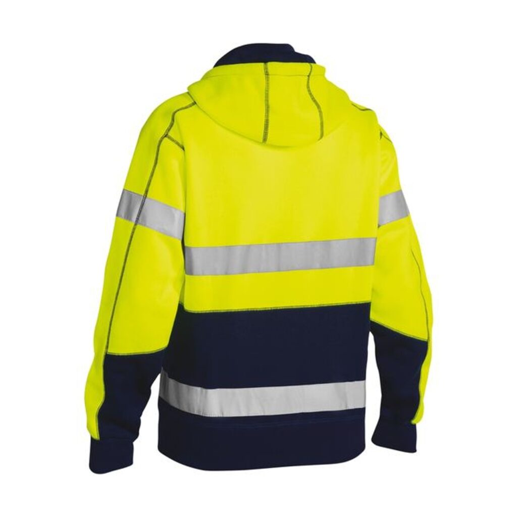 Taped Hi Vis Fleece Hoodie