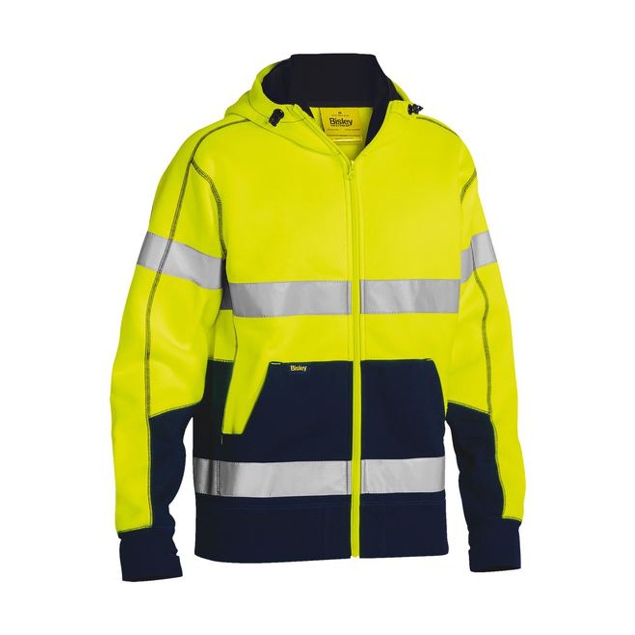 Taped Hi Vis Fleece Hoodie