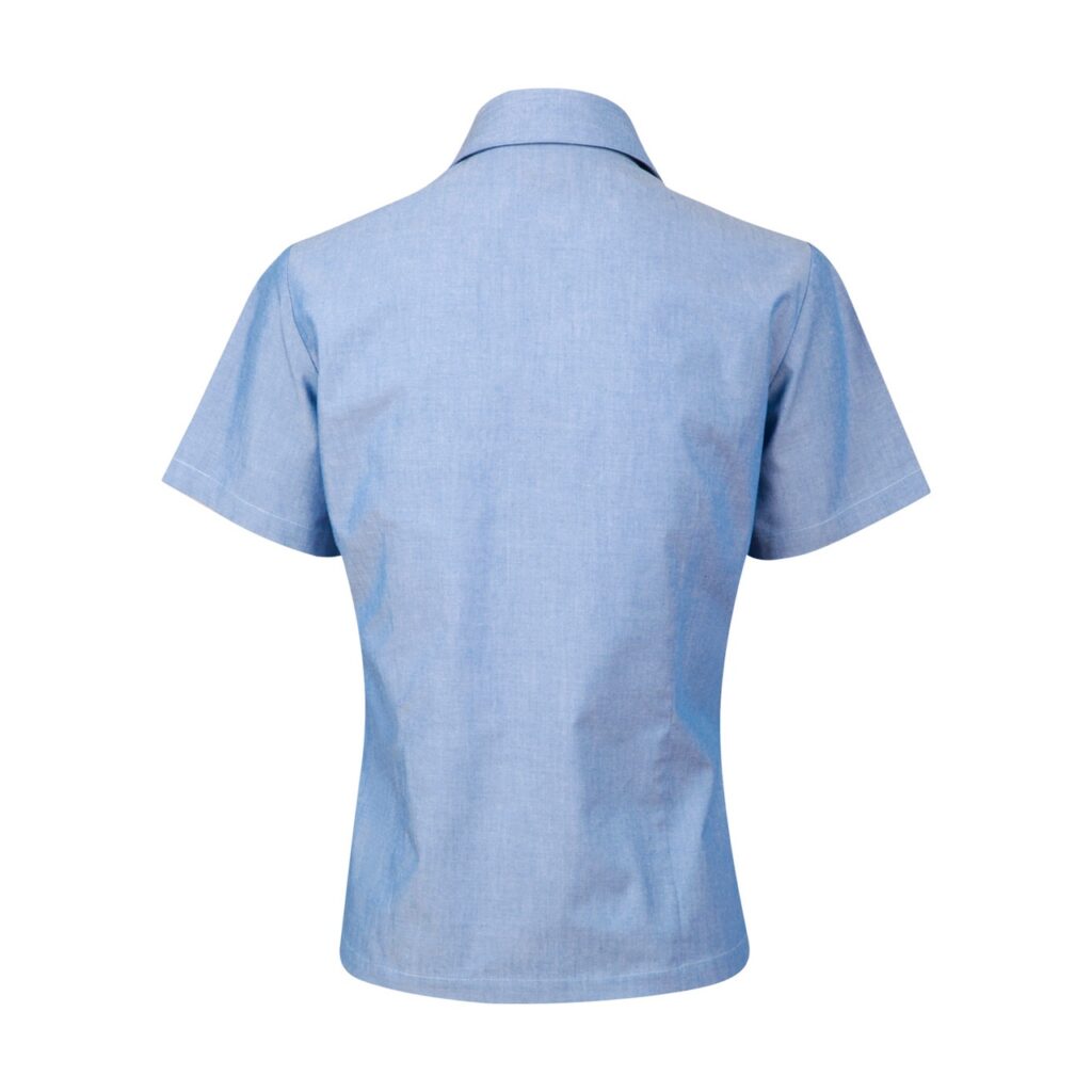 Ladies Chambray Short Sleeve