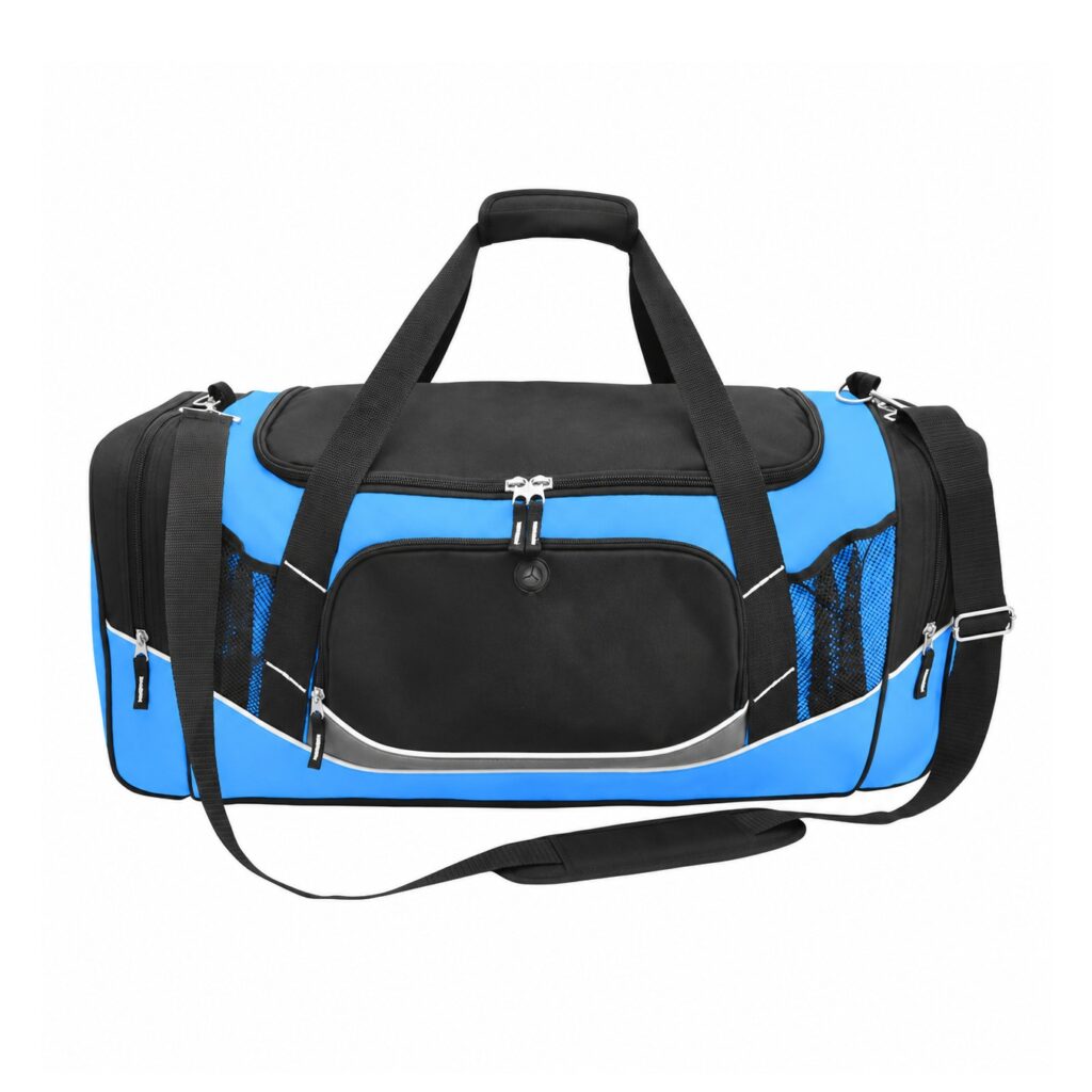 Atlantis Sports Bag – Black/Aqua/White/Charcoal