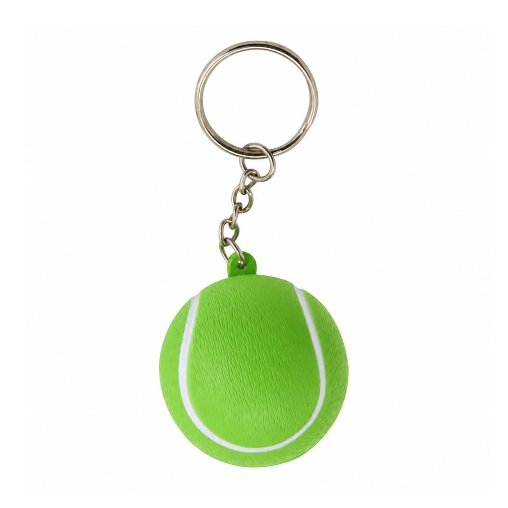 Stress Tennis Ball Key Ring