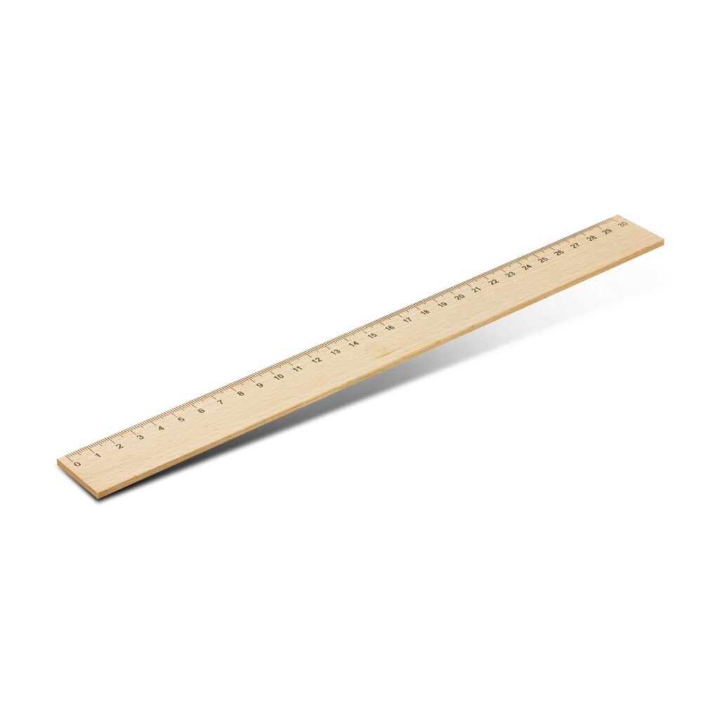 Wooden 30cm Ruler