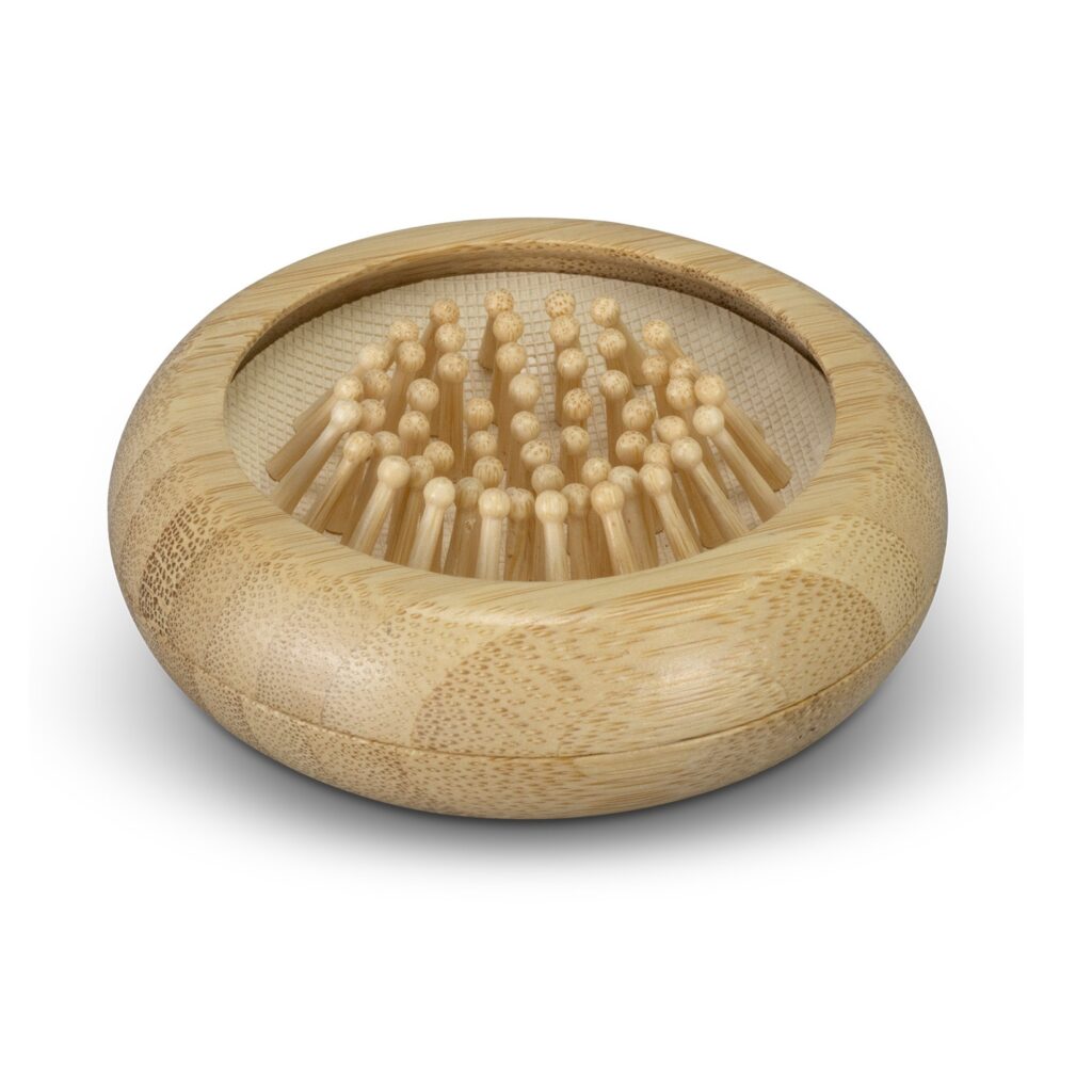 NATURA Bamboo Brush and Mirror