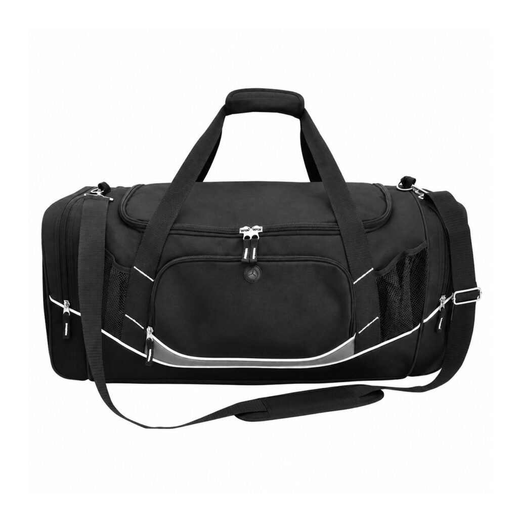 Atlantis Sports Bag – Black/Aqua/White/Charcoal