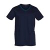 MENS V-NECK CONTRAST TRIM SCRUB TOP thumbnail 7