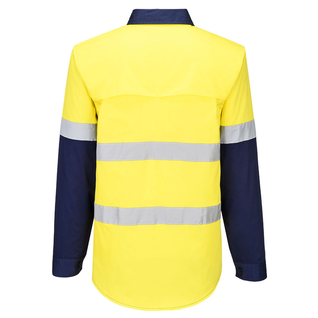 Industrial Hi-Vis Lightweight Contrast Shirt L/S