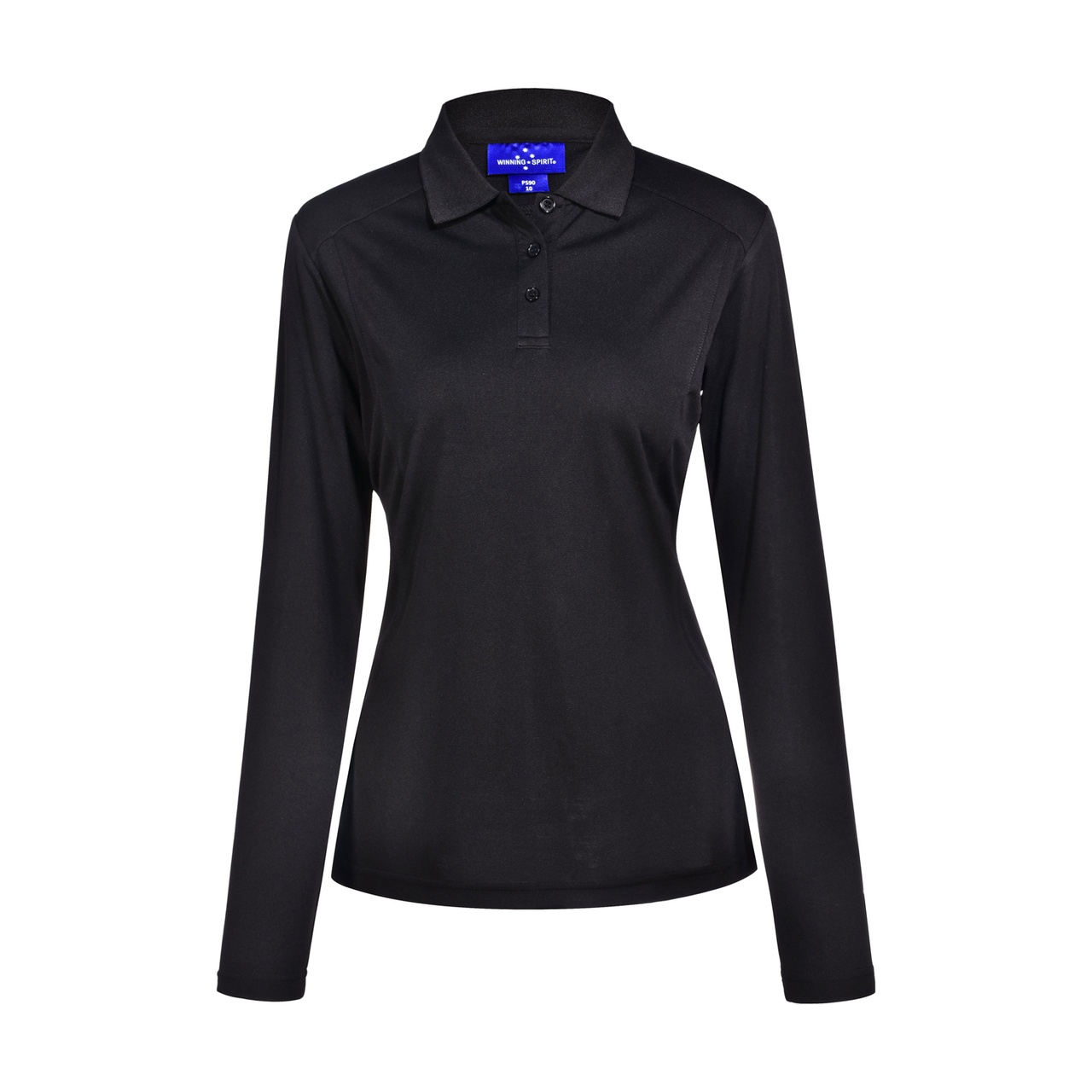 LUCKY BAMBOO LONG SLEEVE POLO Ladies