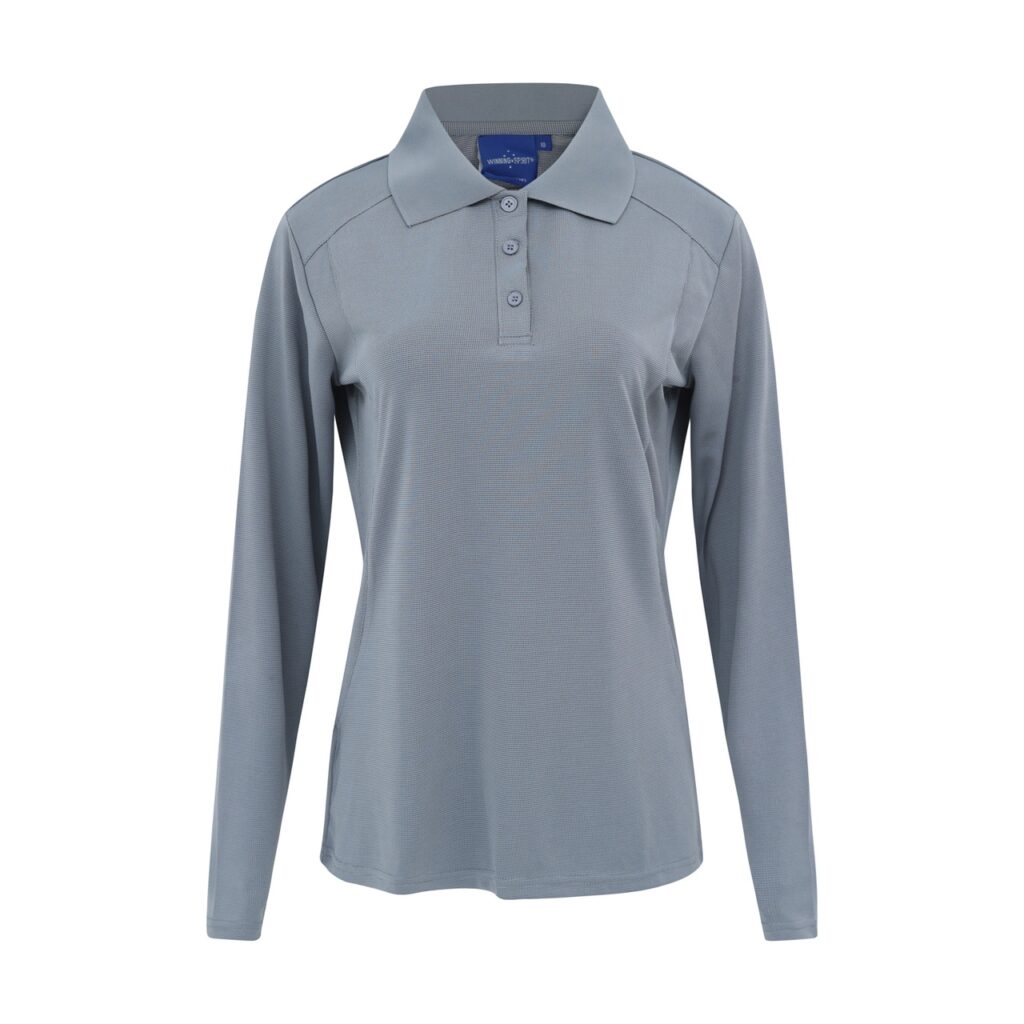 LUCKY BAMBOO LONG SLEEVE POLO Ladies