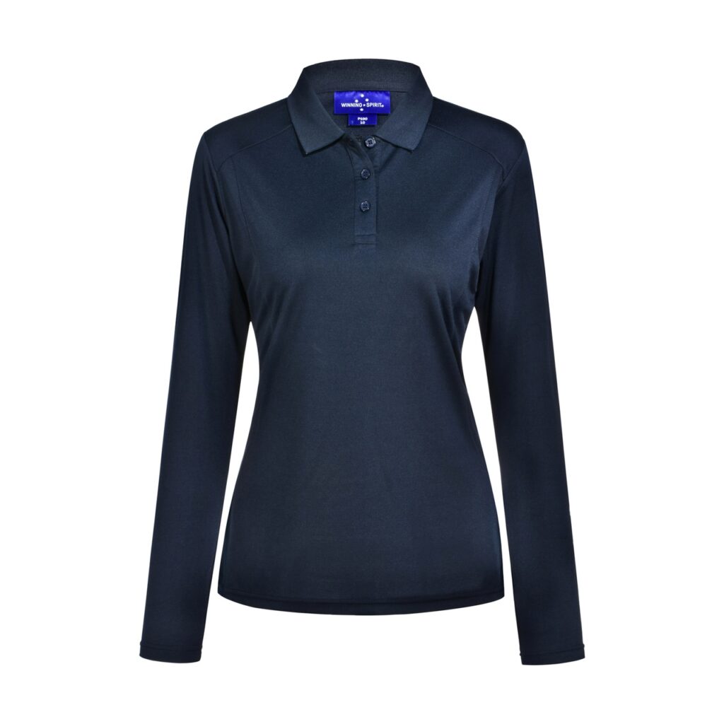 LUCKY BAMBOO LONG SLEEVE POLO Ladies