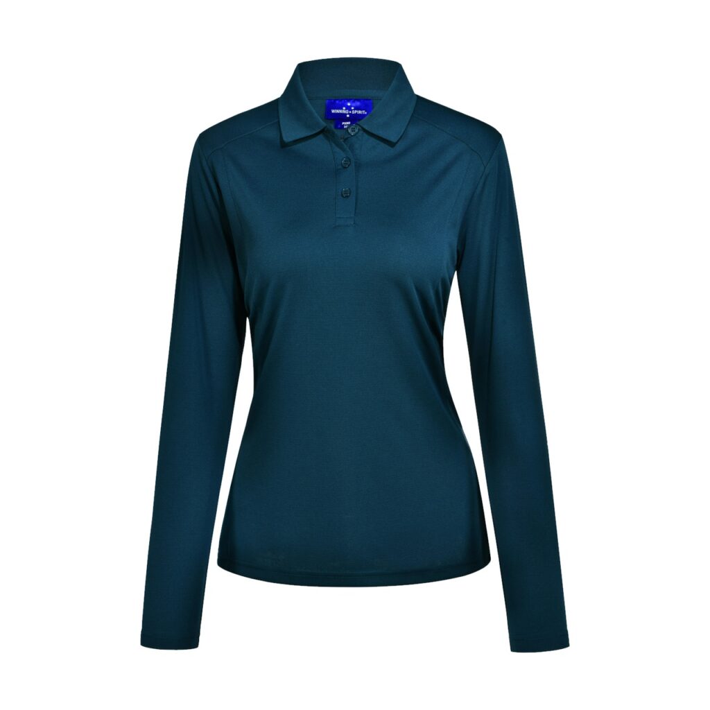 LUCKY BAMBOO LONG SLEEVE POLO Ladies