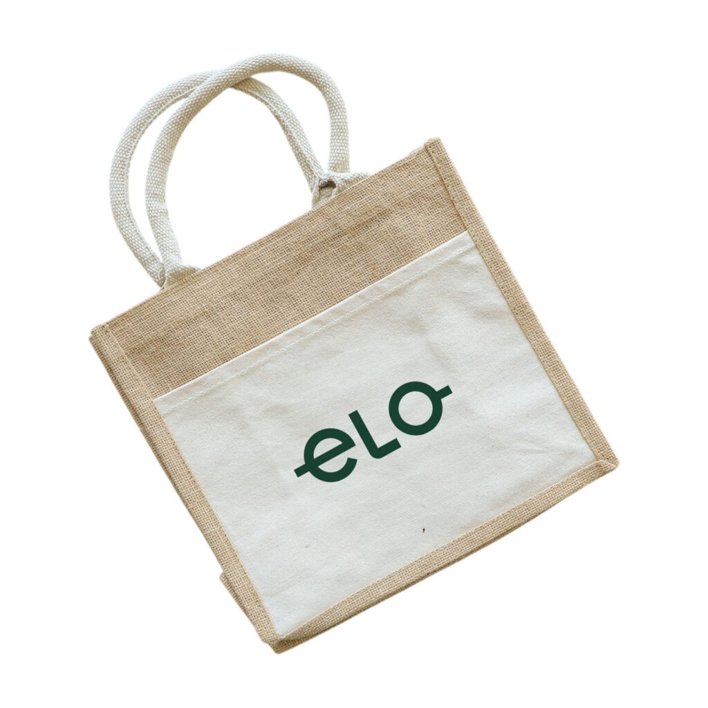 Jim Jam Jute Tote Bag