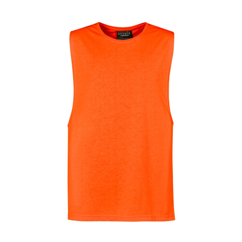 Mens Hi Vis Sleeveless Tee