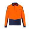 Mens Hi Vis Flux Long Sleeve Polo thumbnail 6