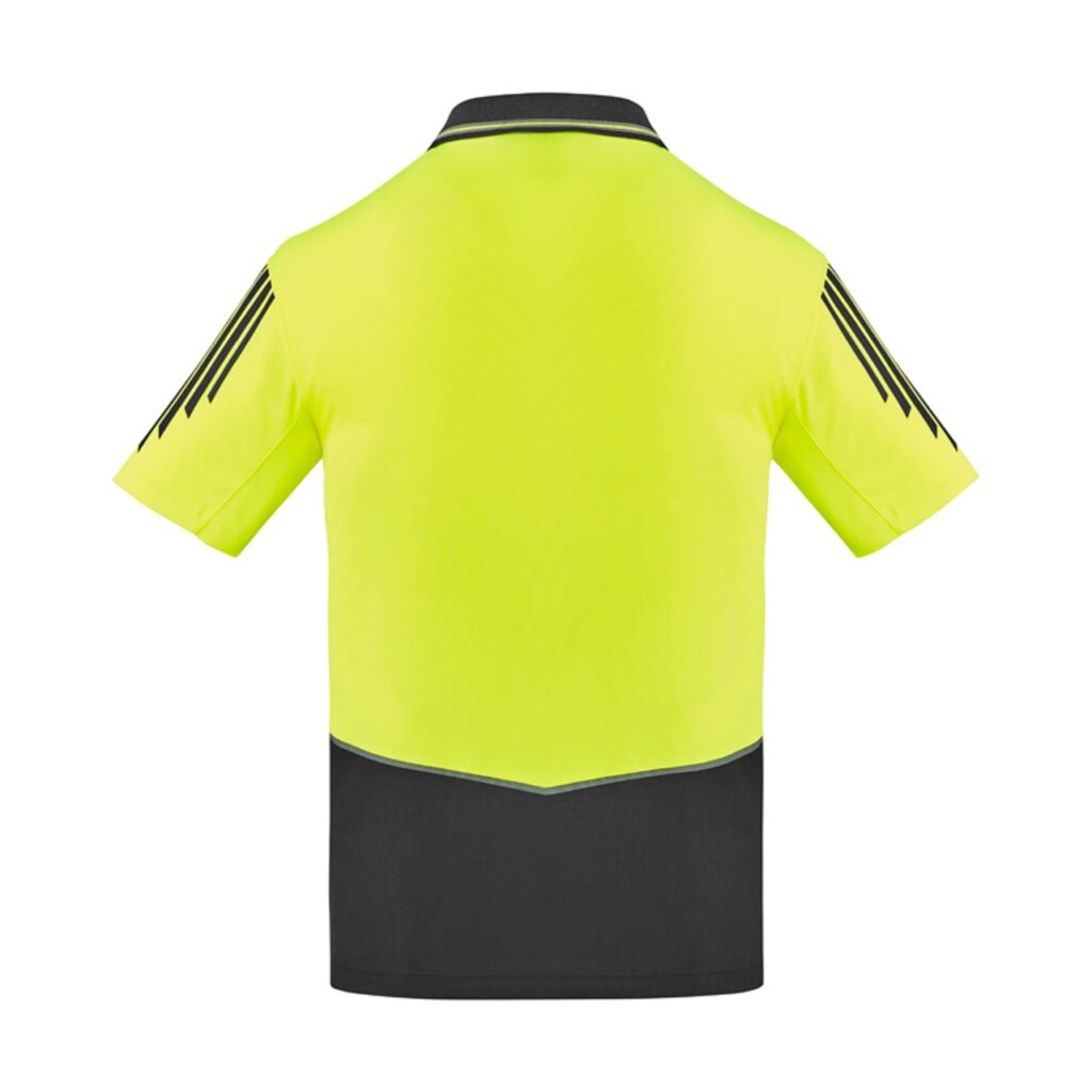 Mens Hi Vis Flux Short Sleeve Polo