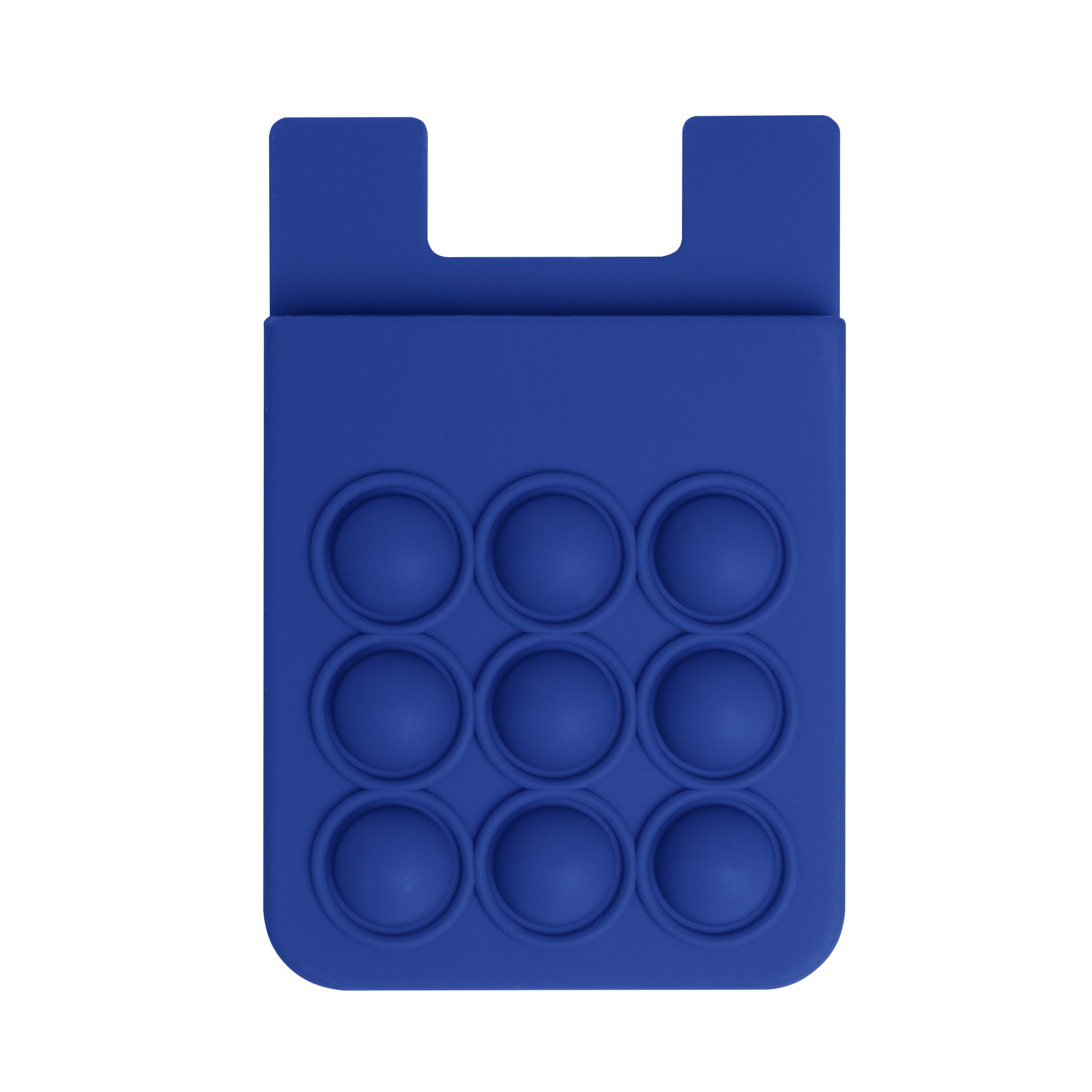 Popper Stress Reliever Silicone Phone Wallet