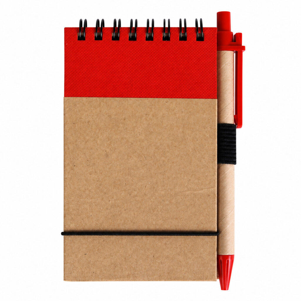 Tradie Cardboard Notebook with Pen